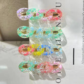 Impression Unique shape Style 12 Pcs multicolor HairClip Set